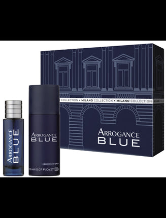 Arrogance Blue Eau De Toilette 30ml + Deodorant Spray