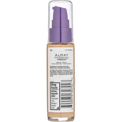 Almay Age Essentials Makeup Foundation Light/Medium Neutral 130