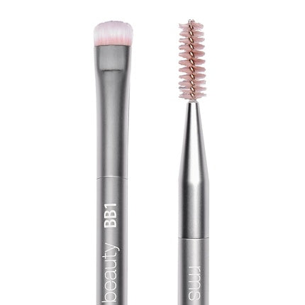 RMS Beauty Back2Brow Brush All-in-One Double-Sided Eyebrow Tool with Spoolie and Brush for Defining Eyebrows Cruelty-Free 11.3g