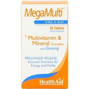 HealthAid Mega-Multi's with Ginseng Vegetarian Tablets 30