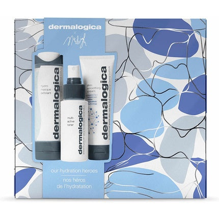 Dermalogica Our Hydration Heros Set + Hydro Masque Exfoliant 50ml + Multi-Active Toner 50ml + Skin Smoothing Cream 50ml