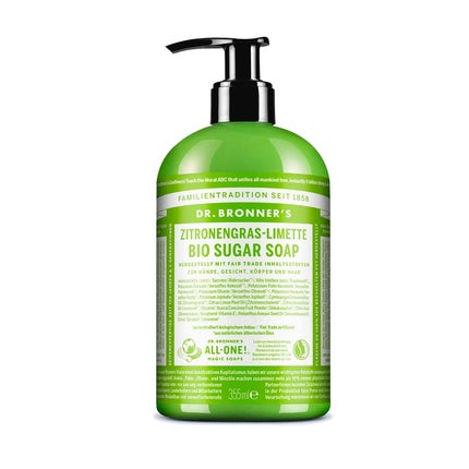 Db Organic Sugar Soap Lemongrass Lime 355ml