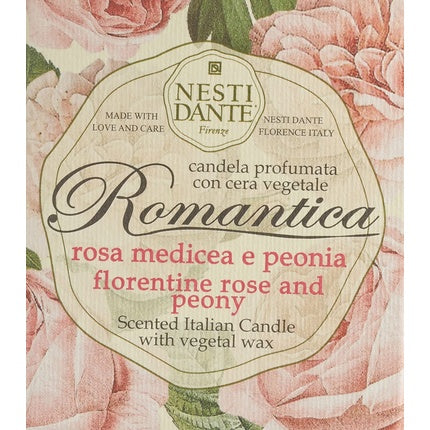Nesti Dante Perfumed Candle Florentine Rose And Peony, 1er Pack 1 X 0.16 Kg