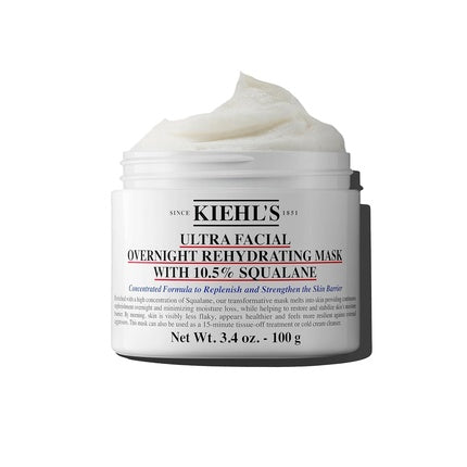Kiehl's Ultra Facial Overnight Hydrating Face Mask with 10.5% Squalane 3.4 Fl Oz / 100 ml