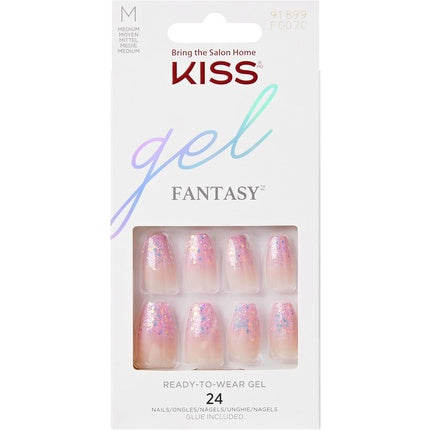 Kiss Gel Fantasy Medium Nails 28 Count