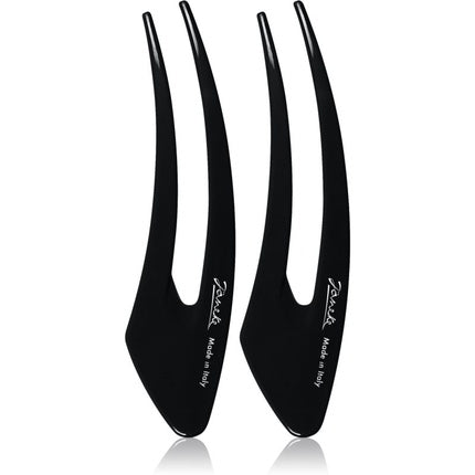 Janeke Hair Clip Black 2x15 cm