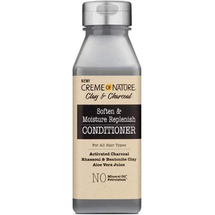Creme of Nature Clay & Charcoal Soften & Moisture Replenish Conditioner 355ml