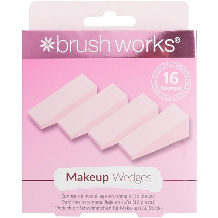 Brushworks Makeup Wedges 16 Pieces