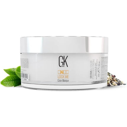 GK HAIR Global Keratin Lock Me Color Hair Masque 7.05 Fl Oz/200g Deep Conditioner Mask Hair Protection Against Dull Damaged & Weak Hair For Color Protection