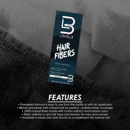 L3vel3 Hair Fibers Blends Seamlessly with Cotton Extract