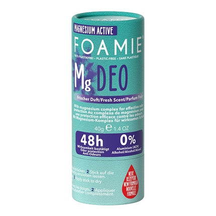 Foamie Solid Deodorant With Magnesium Rain In The Woods 40 G