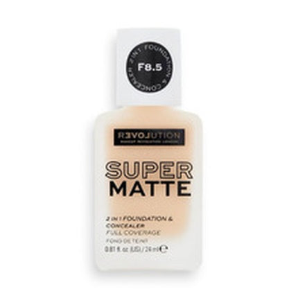 Makeup Revolution Relove Super Matte 2 In 1 Foundation Concealer 24 Ml