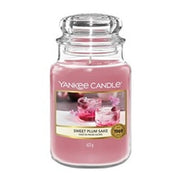 Yankee Candle Sweet Plum Sake Candle Aromatic Candle Classic Medium 411 G