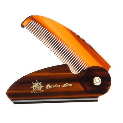 Eurostil Folding Shell Comb For Beard Moustache 1 Unit