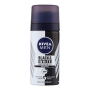 Men's Invisible Black & White Deodorant 48 Hour Mini Format 35ml