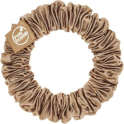 Invisibobble Slim Scrunchie Purple Gold Pleated Fabric Hair Bobbles