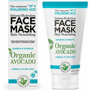 The Conscious Hyaluronic Acid Intense Hydration Face Mask Organic Avocado 50ml
