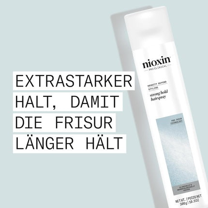 Nioxin Density Defend Styling Strong Hold Hairspray 300ml