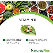 Nature's Plus Vitamin E Mixed Tocopherols 400 Iu Softgel 60