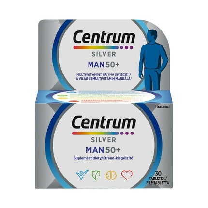Centrum On 50+ Vitamins And Minerals For Men 50+ Dietary Supplement - 30 Tablets