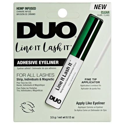 Duo Line It Lash It Clear Lash Adhesive Hemp-Infused Precision Glue Eyeliner