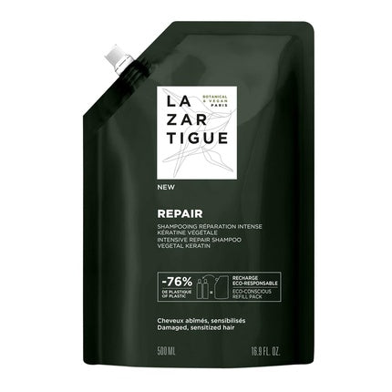 Lazartigue Repair Shampoo Enriched with Vegetal Keratin Helps Damage Deep Down