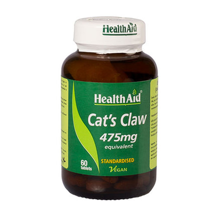 Health Aid Uña De Gato Uncaria Tormentosa 475 Mg 60 Comp
