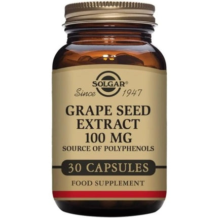 Solgar Grape Seed Extract 100mg Vegetable Capsules