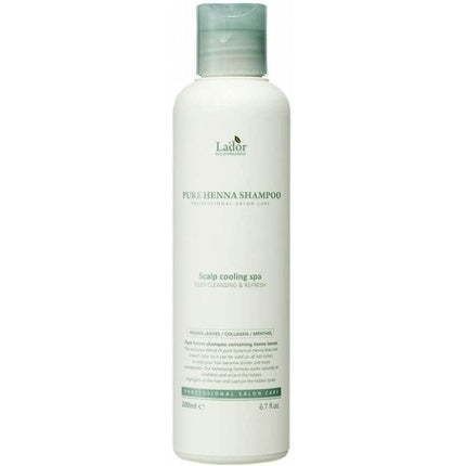 LA'DOR Pure Henna Spa Cooling Shampoo 200ml with Menthol and Henna Extract Essential Nutrients for Silky Healthy Hair