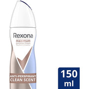 Rexona Maximum Protection Anti-Transpirant Spray Clean Scent 150ml