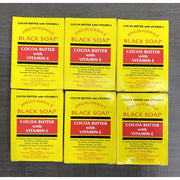 African Formula Black Soap Cocoa Butter with Vitamin E 3.5 Oz