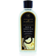 Ashleigh & Burwood Rose & White Oud Lamp Fragrance 500ml UK-Made - Spicy Woody Scent - Natural Ingredients - 20 Hours Burn Time