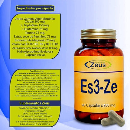 Zeus Es3-Ze 30 Capsules, Not Applicable