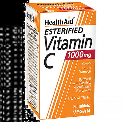 Verestertes Vitamin C 1000mg Health Aid 30 Tablets