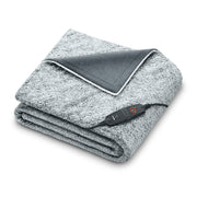 Beurer Hd 75 Green Planet Heating Blanket In Nordic Gray With 3 Years Warranty