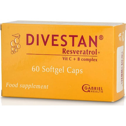 Boderm Divestan Dietary Supplement For Slowing Down Aging - 60 Soft Capsules