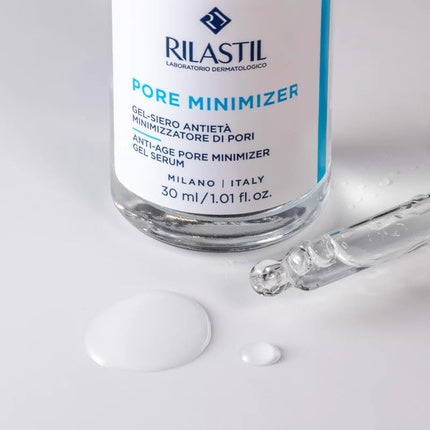 Rilastil SeroPore Minimizer Anti-Aging Serum Pore Minimizer Smooths Wrinkles Evens Skin Tone 30ml