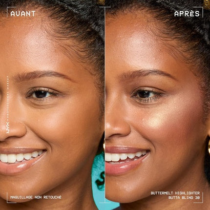 Nyx Professional Makeup Powder Highlighter Enriched with Mango Butter