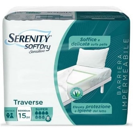 Serenity Absorbent Soft Dry Sensitive 60 x 90 cm - Pack of 15