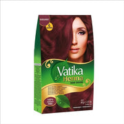 Vatika Henna Burgundy Hair Color Ammonia Free 6X10 gm Satchels