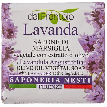 Nesti Dante Marseille Soap Lavender Natural Italian Soap 100g