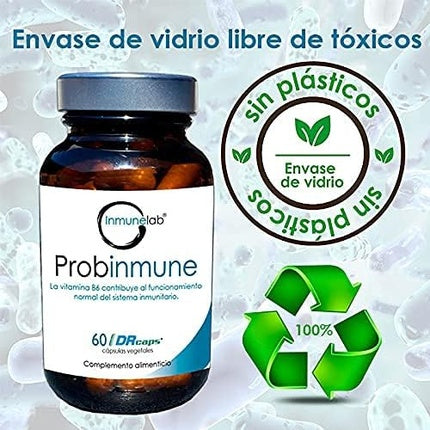 Probinmune Probiotic and Prebiotic Symbiotic 20+1 Strains with Bacillus Subtilis and Bacillus Coagulans Saccharomyces Boulardii 60 Delayed Release Capsules