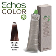 NEU Echos Color 7.72 Medium Blonde Warm Brown Color Cream without PPD and Resorcinol 100ml