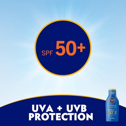 Nivea Sun Protect & Moisture SPF 50 Travel Size Sun Lotion 100ml