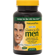NaturesPlus Source of Life Men Multivitamin Whole Food Supplement 60 Vegetarian Tablets