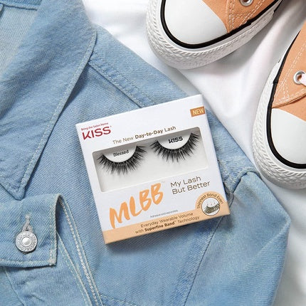 KISS My Lash But Better Collection False Eyelashes with Flexible Band and Glue