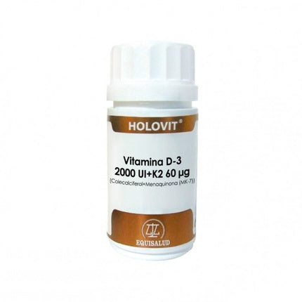 Equisalud Holovit Vitamin D3 K2 2000 Iu 60 G 50 Capsules
