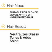 Novex Cool Blonde Purple Hair Mask 400g with Acai Extract and Ceramides