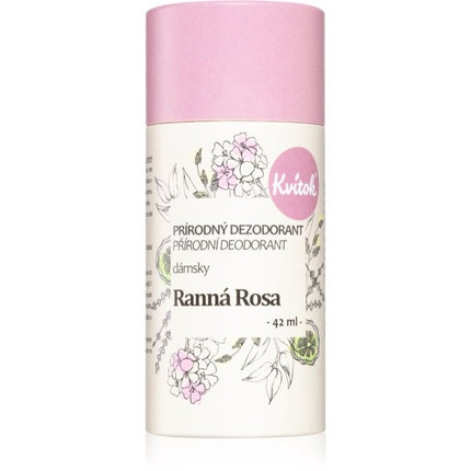 Kvitok Morning Dew Ranni Rosa Deodorant Cream - 42 ml, for Sensitive Skin