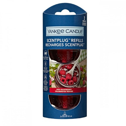 Yankee Candle Replacement Refill For Electric Diffuser Organic Kit Red Raspberry 2 X 185 Ml